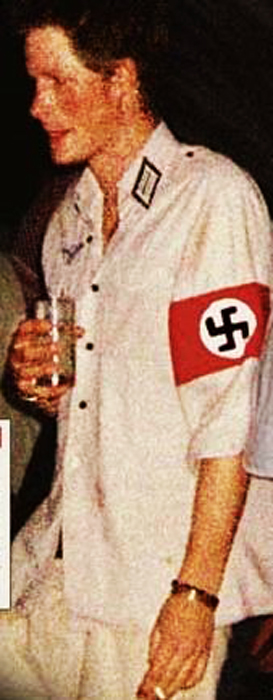 prince harry father controversy. prince harry hitler costume.